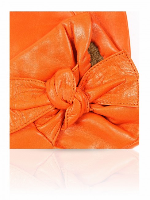 Перчатки Женские 11_HETAIRE/ORANGE